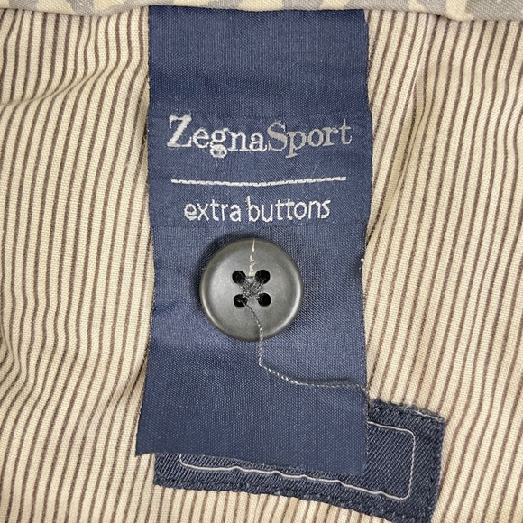 Zegna Sport Men's Casual Beige Pants Trousers - Waist Size 34 - Picture 10 of 13